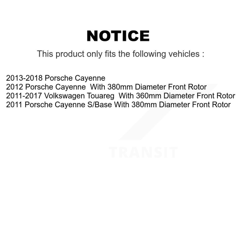 Front Rear Ceramic Brake Pads Kit For Volkswagen Touareg Porsche Cayenne KCX-100157