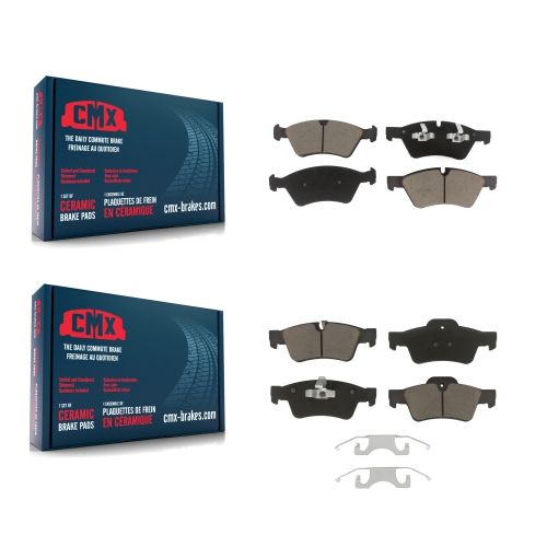 CMX  Front Rear Ceramic Brake Pad Kit for Mercedes-Benz Ml350 Ml320 Gl350 R350 Gl320 Gl450 G55 Kcx-100417