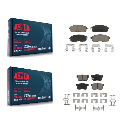 Front Rear Ceramic Brake Pads Kit For Suzuki SX4 Crossover KCX-100305