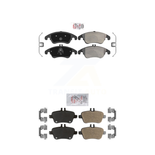 AMERIBRAKES  Front Rear Semi-Metallic Disc Brake Pads Kit for Mercedes-Benz Slk350 Slc300 Slk250 Knf-100889