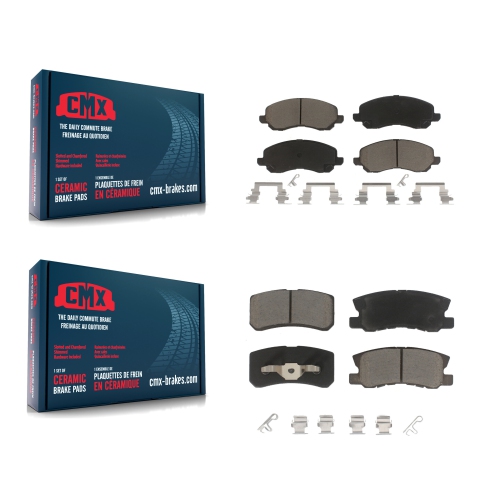 CMX  Front Rear Ceramic Brake Pad Kit for Jeep Mitsubishi Patriot Lancer Compass Outlander 200 Kcx-100372