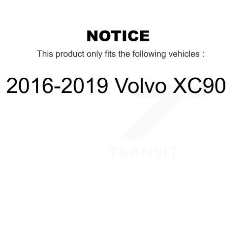 Jeu de plaquettes de frein avant arrière en céramique pour Volvo XC90 C40 Recharge KTC-100556