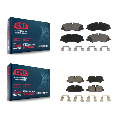 Front Rear Ceramic Brake Pads Kit For Land Rover Range Sport LR4 KCX-100096