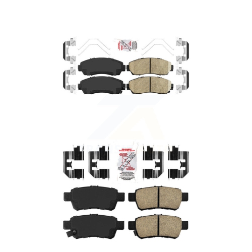 Front Rear Ceramic Disc Brake Pads Kit For 2005-2010 Honda Odyssey KNF-100868