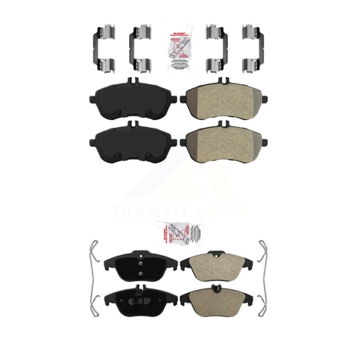 AMERIBRAKES  Front Rear Semi-Metallic Disc Brake Pads Kit for Mercedes-Benz C300 C250 C230 Knf-100887
