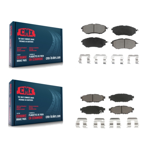 CMX  Front Rear Ceramic Brake Pads Kit for Subaru Wrx Kcx-100463