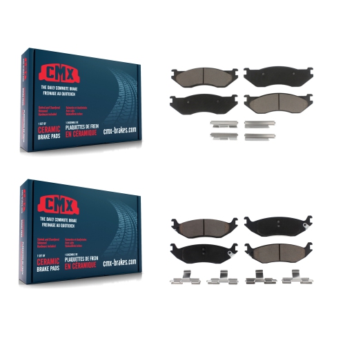 CMX  Front Rear Ceramic Brake Pads Kit for Dodge Ram 1500 Kcx-100520