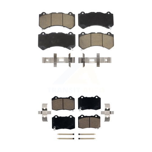 CMX  Front Rear Ceramic Brake Pads Kit for Dodge Charger Challenger Chevrolet Camaro Cadillac Kcx-100031