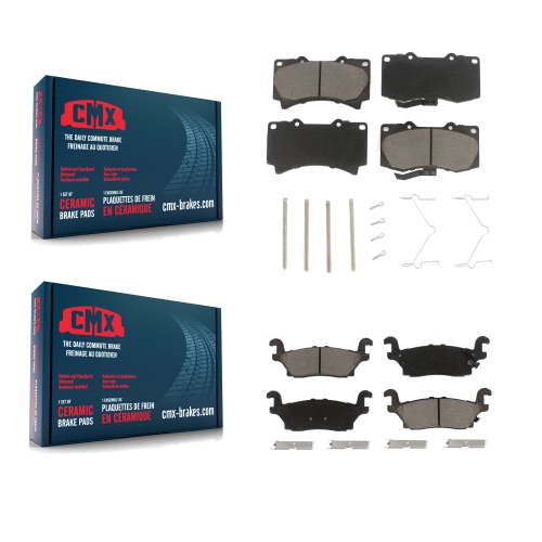 CMX  Front Rear Ceramic Brake Pads Kit for Hummer H3 H3T Kcx-100270