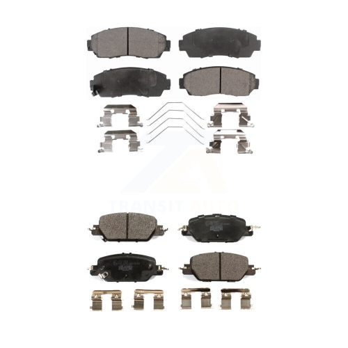 Front Rear Ceramic Brake Pads Kit For 20-22 Honda CR-V FULL HYBRID EV-GAS engine KTC-100730