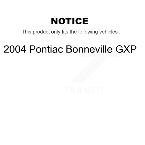 Front Rear Ceramic Brake Pads Kit For 2004 Pontiac Bonneville GXP KCX-100127