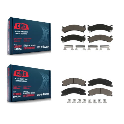 Plaquettes de frein avant arrière en céramique pour Savana 3500 de Chevrolet Express 4500 KCX-100355 de GMC