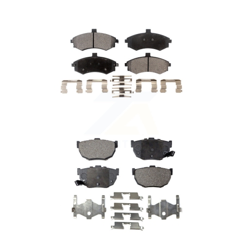 Front Rear Ceramic Brake Pads Kit For Hyundai Elantra Disc rear brakes KTC-100491