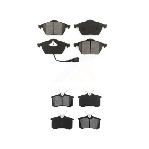Nécessaire de plaquettes de frein avant semi-métalliques arrière pour Volkswagen Jetta Golf Beetle Audi TT Quattro KSM-100298