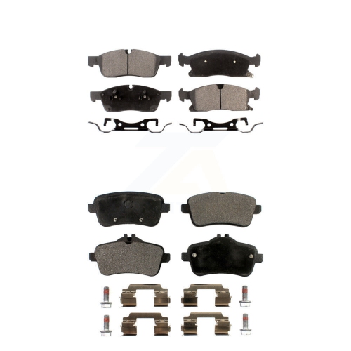 TEC  Front Rear Ceramic Brake Pad Kit for Mercedes-Benz Ml350 Gle400 Gle350 Gl350 Gls450 Ml400 Ktc-100214