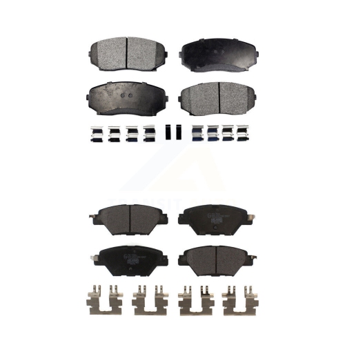 TEC  Front Rear Ceramic Brake Pads Kit for 2016-2023 Mazda Cx-9 Ktc-100510