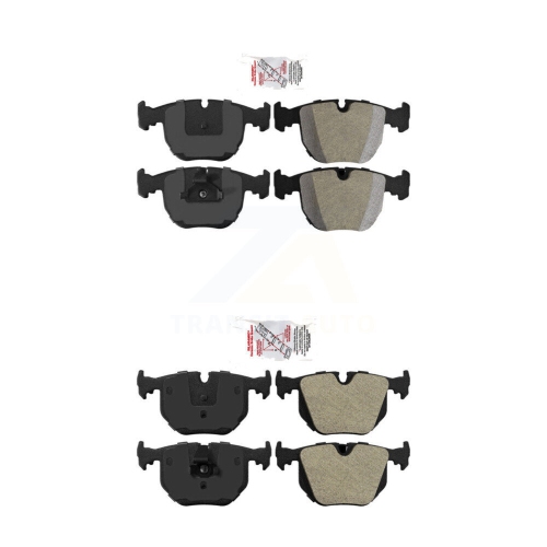 AMERIBRAKES  Front Rear Semi-Metallic Disc Brake Pads Kit for Bmw X5 M5 Land Rover Range 740I 740Il Knf-101399