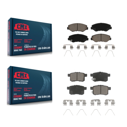 CMX  Front Rear Ceramic Brake Pads Kit for Honda Accord Kcx-100103