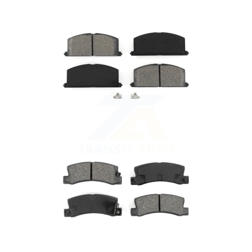 SIM  Front Rear Semi-Metallic Brake Pad Kit for Toyota Corolla Celica Geo Prizm Chevrolet Nova Ksm-100227
