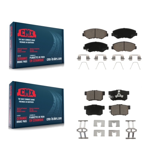 CMX  Front Rear Ceramic Brake Pads Kit for Honda Cr-V Kcx-100474