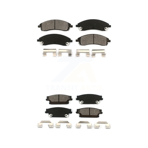 SIM  Front Rear Semi-Metallic Brake Pads Kit for Cadillac Cts Srx Sts Ksm-100015