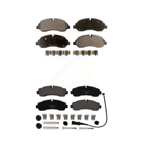 TEC  Front Rear Ceramic Brake Pad Kit for 2020 Ford Transit-350 Awd Without 4600 Lb Axle Ktc-100756