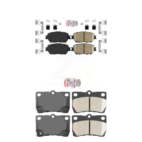 Front Rear Ceramic Disc Brake Pads Kit For Lexus IS250 GS300 KNF-100649