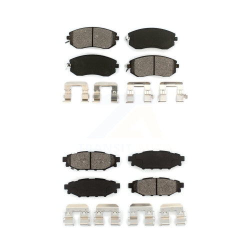 SIM  Front Rear Semi-Metallic Brake Pads Kit for Subaru Forester Impreza Xv Crosstrek Outback Ksm-100186