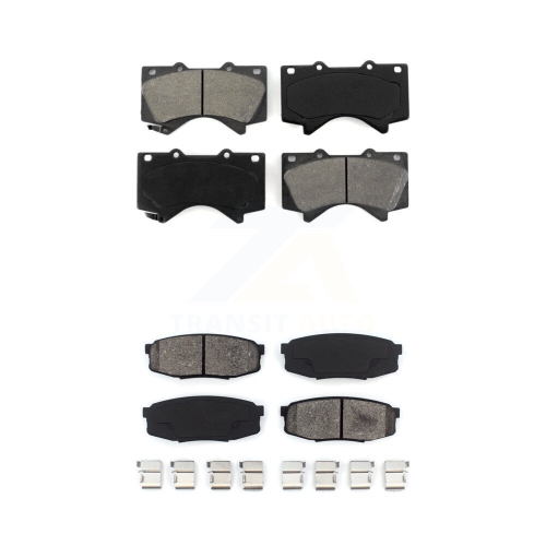 SIM  Front Rear Semi-Metallic Brake Pad Kit for Toyota Tundra Sequoia Lexus Lx570 Land Cruiser Ksm-100109