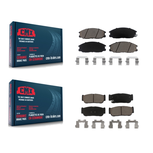 CMX  Front Rear Ceramic Brake Pads Kit for 2003-2009 Kia Sorento Kcx-100145