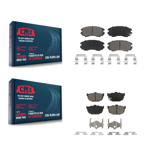 CMX  Front Rear Ceramic Brake Pads Kit for Hyundai Tiburon Kcx-100363