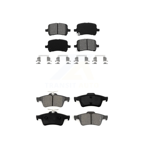 SIM  Front Rear Semi-Metallic Brake Pads Kit for Pontiac Solstice Saturn Sky Ksm-100019