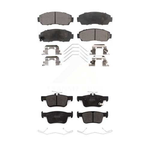 POSITIVE PLUS  Front Rear Semi-Metallic Brake Pads Kit for Acura Rdx Tlx Kpf-100651