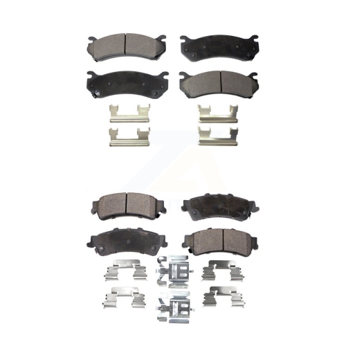 TEC  Front Rear Ceramic Brake Pad Kit for Chevrolet Gmc Silverado 1500 Sierra Classic Astro Xl Ktc-100392