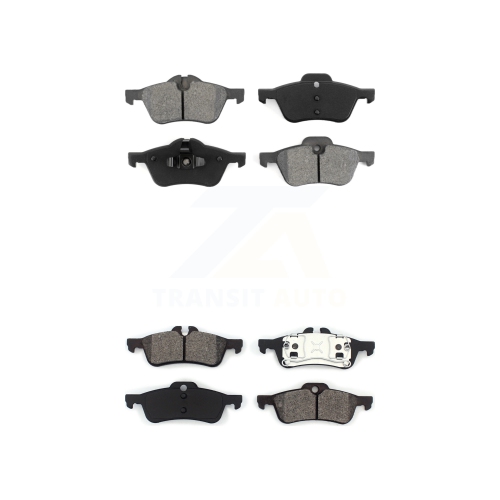 Front Rear Semi-Metallic Brake Pads Kit For Mini Cooper With 276mm Diameter  Rotor KSM-100429