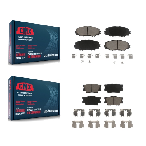 CMX  Front Rear Ceramic Brake Pads Kit for Toyota Rav4 Lexus Hs250H Kcx-100430