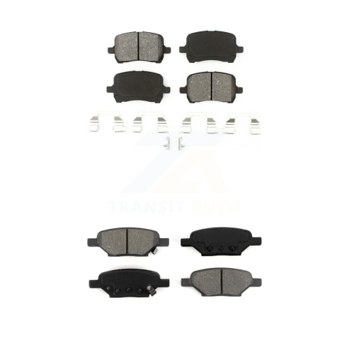 SIM  Front Rear Semi-Metallic Brake Pad Kit for Chevrolet Malibu Pontiac G6 Cobalt G5 Hhr Aura Ksm-100071