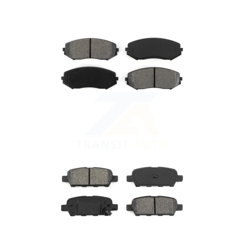 SIM  Front Rear Semi-Metallic Brake Pads Kit for 2007-2013 Suzuki Grand Vitara Ksm-100079