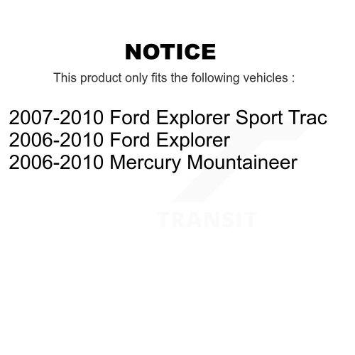 Front Rear Ceramic Brake Pads Kit For Ford Explorer Sport Trac Mercury Mountaineer KCX-100001