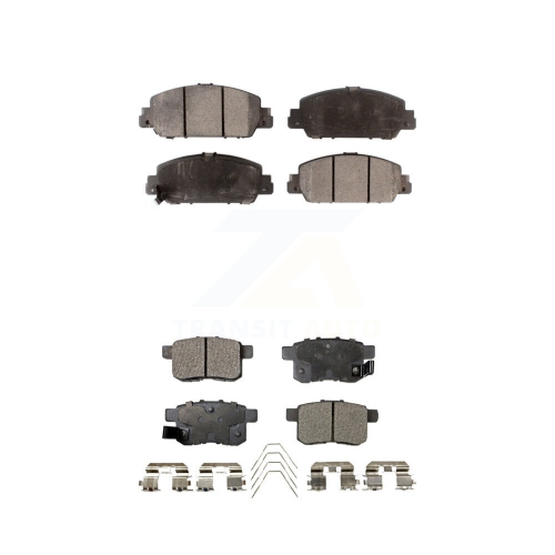 TEC  Front Rear Ceramic Brake Pads Kit for Honda Accord Ktc-100277