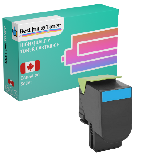 Best Ink Compatible for Lexmark 70C1HC0 Compatible Cyan Toner Cartridge High Yield -CS310N,CS310dn,CS410N,CS410dn,CS410dtn,CS510de,CS510dte