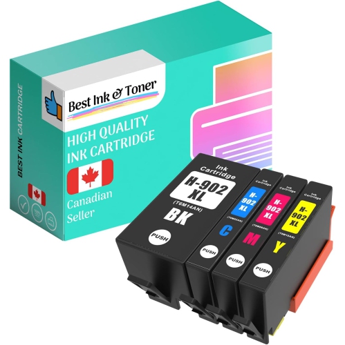 INKHOUSE  Bestink Compatible HP 902Xl High Quality Ink Cartridges Combo (Bk/c/m/y)