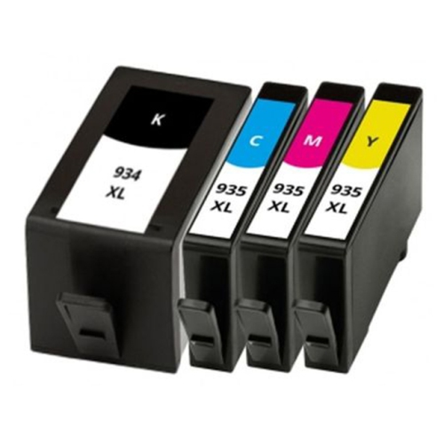 INKHOUSE  Bestink Compatible HP 934Xl & 935Xl C/m/y High Yield Inkjet Cartridges Combo (Bk/c/m/y) for Use In Officejet 6812 6815 Officejet Pro 6230