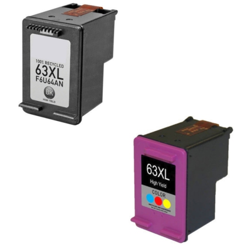 INKHOUSE  Bestink Compatible HP 63Xl & Tri-Color High Yield Ink Cartridges In Black