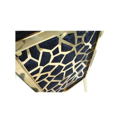 Zenith Gold with Angelina Black Dining Set