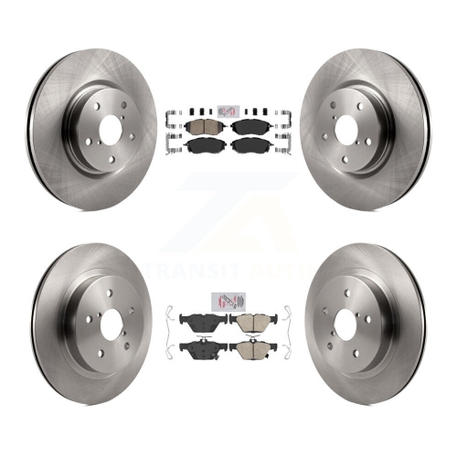 TRANSIT AUTO  Front Rear Ceramic Pads And Disc Brake Rotors Kit for Subaru Outback Wrx Legacy K8A-103463
