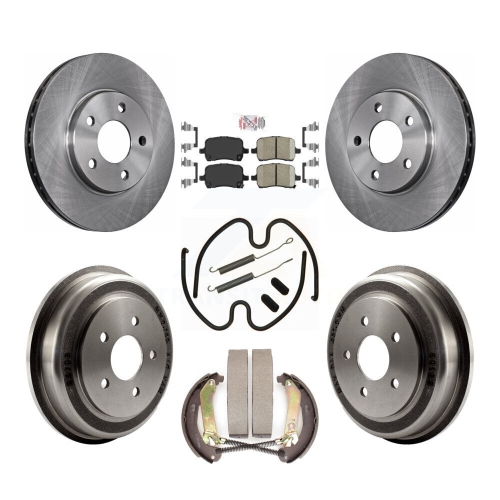 Detroit Axle - Brake Kit for 2017-2018 Hyundai Santa Fe,2017-2019 Santa Fe XL, Front and Rear Drilled ＆ Slotted Disc Brake Rotors Ceramic 並行輸入品 Detroit Axle - Front Disc Rotors Brake Pads Tie Rods UK | Ubuy