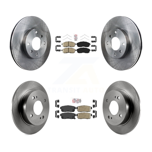 TRANSIT AUTO  Front Rear Ceramic Pads And Disc Brake Rotors Kit for Nissan Sentra Infiniti G20 K8A-101971