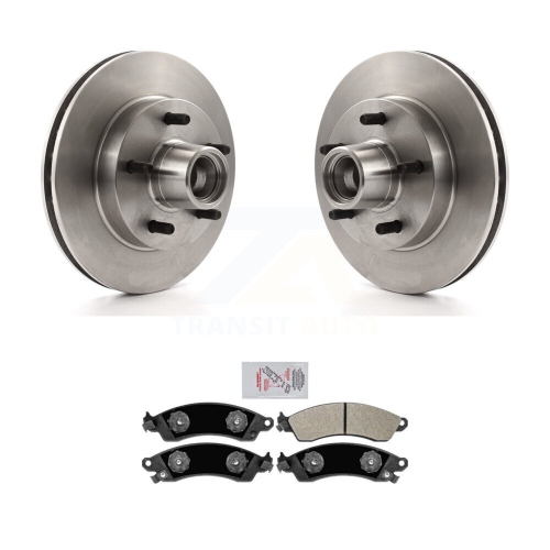 TRANSIT AUTO  Front Brake Rotor Semi-Metallic Pad Kit for 89-92 Chevrolet Camaro 1Le Performance Option K8A-100063