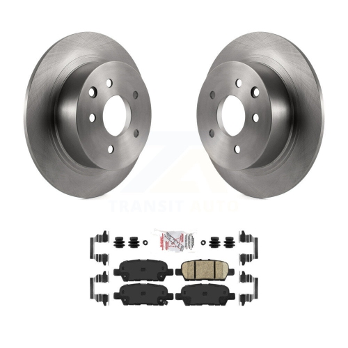 TRANSIT AUTO  Rear Disc Brake Rotors And Ceramic Pads Kit for Nissan Sentra Altima Juke Maxima K8A-100850